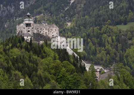 Il castello di Hohenwerfen, Werfen, Austria Foto Stock