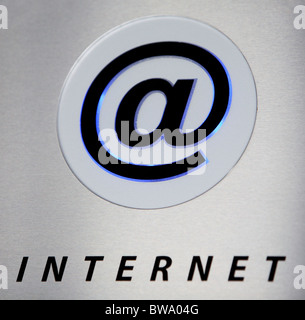 Simbolo del Internet Foto Stock