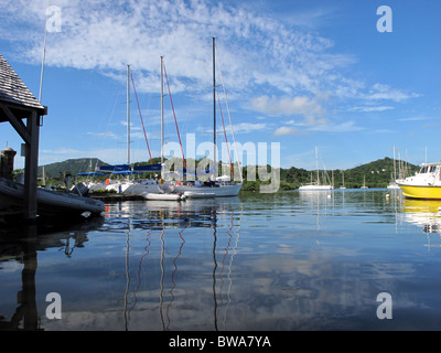 Nelson's Dockyard Caraibi Antigua Foto Stock