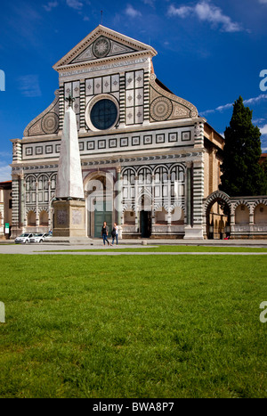 La chiesa di Santa Maria Novella a Firenze Toscana Italia Foto Stock