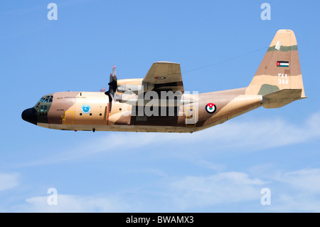 Lockheed C-130H Hercules gestito dalla Royal Jordanian Air Force Foto Stock