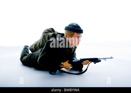 Uomo di azione soldier toy Foto Stock