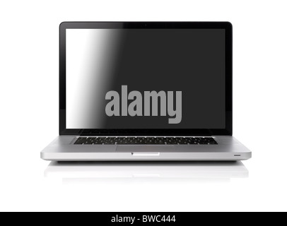 Un aprire Apple computer portatile Foto Stock