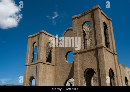 Vecchia chiesa resti in Colorado Antonito Foto Stock