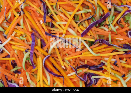 Fresche e vegetali STIR FRY sfondo Foto Stock