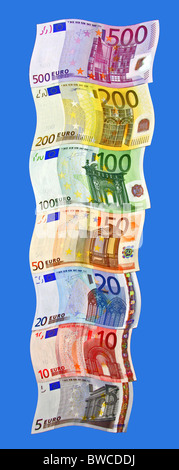 banconote in euro Foto Stock