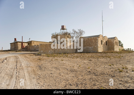 Il Kibbutz Revivim fondata nel 1943 a sud di Beersheba nel deserto del Negev,Israele fu originariamente chiamato Tel Zofim Foto Stock