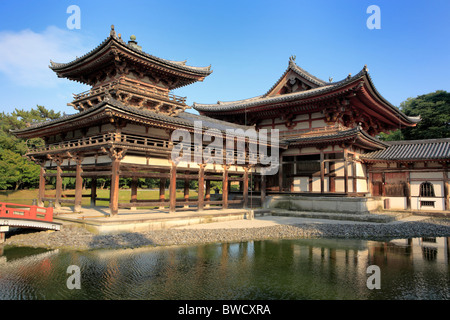 Byodo-in monastero, Phoenix hall (1053), Uji, vicino a Kyoto, Giappone Foto Stock