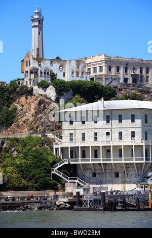 Il penitenziario di Alcatraz a San Francisco in California Foto Stock