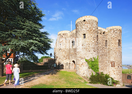 Torre di Ypres segale; East Sussex; Inghilterra, Gran Bretagna Foto Stock