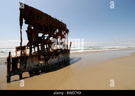 Peter Iredale naufragio Columbia Beach Fort Stevens del parco statale Oregon USA costa del Pacifico di Costa nord-ovest Foto Stock