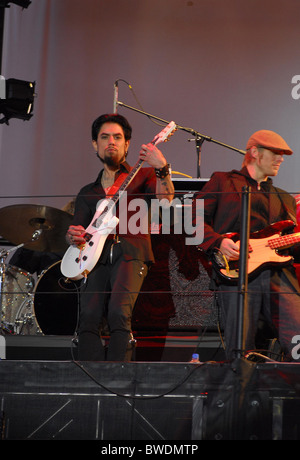 Saturno a New York Auto Show Preview con Camp Freddy Concerto Foto Stock