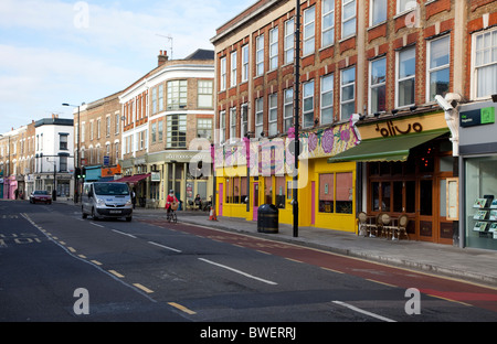 Stoke Newington Church Street, a nord di Londra Foto Stock