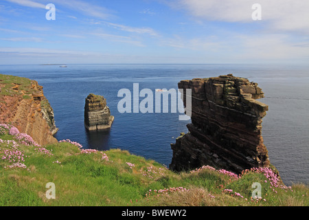 Regno Unito Scozia Highland Caithness Duncansby pile Foto Stock