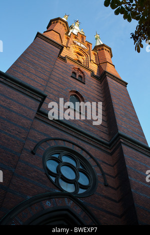 La Chiesa di Santa Chiara o Klara Chiesa su Klara Västra Kyrkogata Street, Norrmalm inferiore nel centro di Stoccolma, in Svezia. Foto Stock