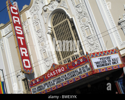 Cine Castro. Castro Cinema. San Francisco, California, Estados Unidos. Stati Uniti. Foto Stock