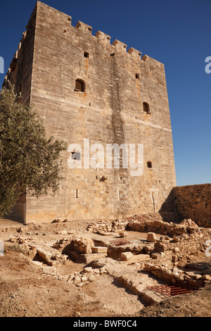 Il Castello di Kolossi, vicino Episkopi Limassol, Cipro. Foto Stock