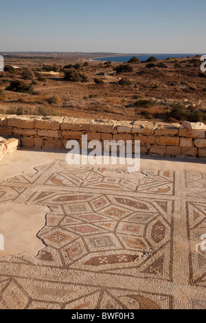 Sito archeologico di Kourion, vicino a Episkopi, Limassol, Cipro. Foto Stock