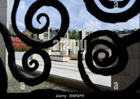 Garda Siochana Memorial Garden in Dublin Castle Gardens, Dublino, Irlanda Foto Stock