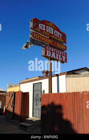 Sei città di pistola Saloon Tombstone Arizona Foto Stock