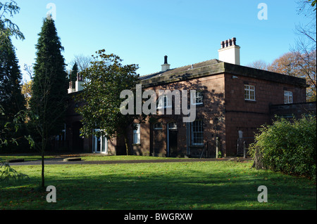 Calderstones House, Calderstones Park, Liverpool, in Inghilterra, Regno Unito Foto Stock