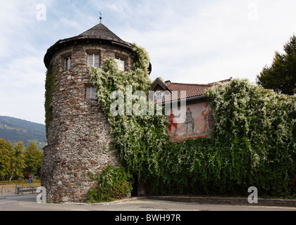 Torre Iselturm, Lienz, Tirolo orientale, Tirolo, Austria, Europa Foto Stock