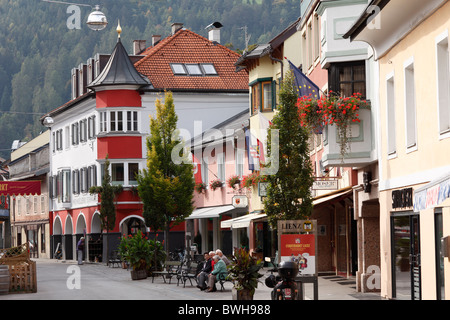 Piazza Johannesplatz, Lienz, Tirolo orientale, Tirolo, Austria, Europa Foto Stock