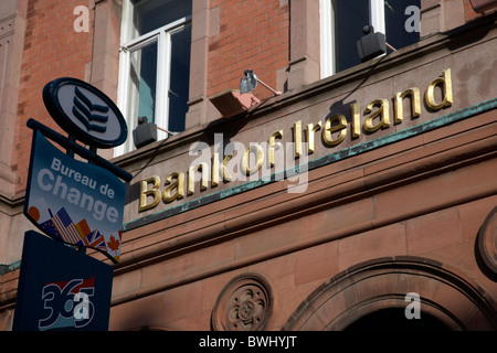Banca d'Irlanda Dun Laoghaire Dublino Repubblica di Irlanda Foto Stock