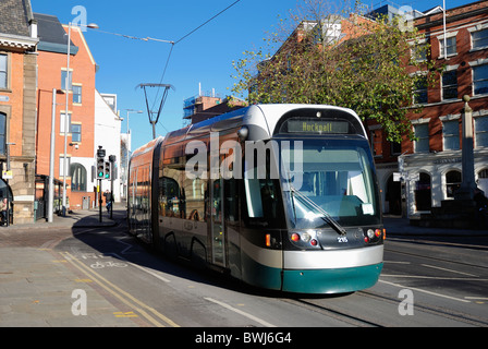 Nottingham express transit Foto Stock