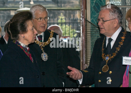 HRH Principessa Anne, assiste Edinburgh 2010 Foto Stock