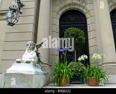 Ingresso a Olmi, Newport, Rhode Island Foto Stock