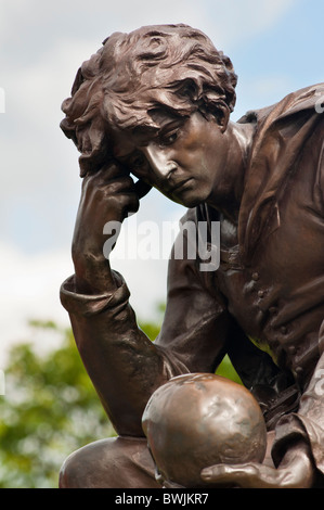 Frazione statua Stratford upon Avon, Warwickshire, Regno Unito. Foto Stock