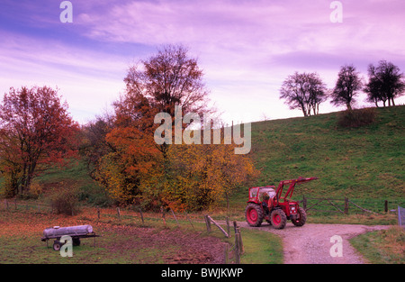L'Europa, Germania, Bassa Sassonia, paesaggio vicino Settmarshausen Foto Stock