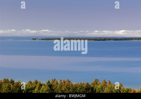 Brevort Michigan STATI UNITI America Stati Uniti America Stati Uniti America del nord del Lago Michigan lago Michigan Foto Stock