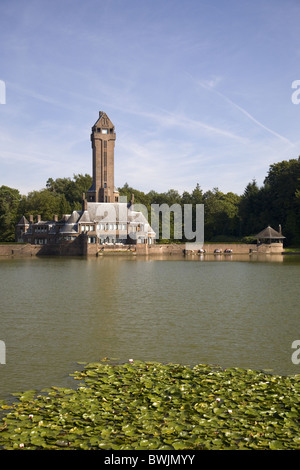 La caccia-lodge St Hubertus nel Parco Nazionale di Hoge Veluwe, Gelderland, Paesi Bassi Foto Stock