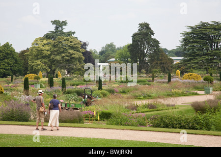 Giardini Italiani Trentham a piedi scalzi Trail Trentham Estate Barfuss Park. Foto:Jeff Gilbert Foto Stock