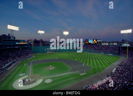 Il Fenway Park home della MLB Boston Red Sox durante il 1999 ALCS vs il NewYoek Yankees. Foto Stock