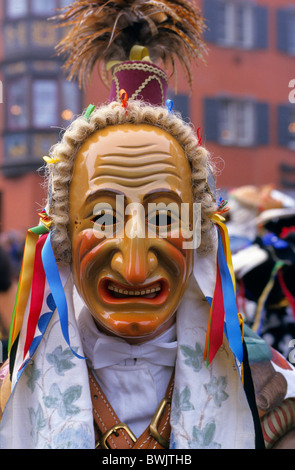 L'Europa, Germania Baden-Wuerttemberg, Rottweil, Narrensprung a Rottweil Foto Stock