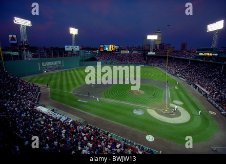 Il Fenway Park home della MLB Boston Red Sox durante il 1999 ALCS vs il NewYoek Yankees. Foto Stock