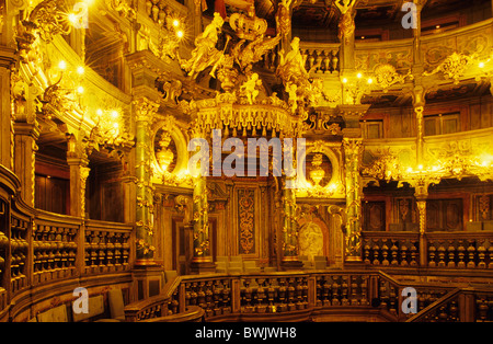 L'Europa, in Germania, in Baviera, Bayreuth, Margravial Opera House Foto Stock