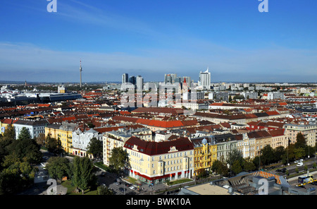 Vienna, Austria, Europa, vista sopra la città capitale di Vienna in Austria Foto Stock