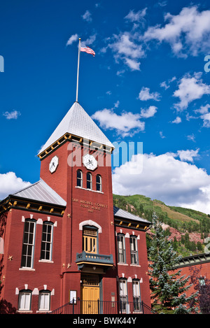 San Miguel County Court House, Telluride, Colorado Foto Stock