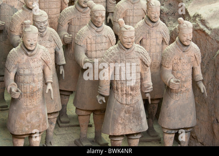 Esercito di Terracotta, Xi'an, Shaanxi Province, Cina Foto Stock