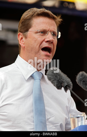 Guido Westerwelle, FDP, ministro tedesco degli Affari Esteri Foto Stock