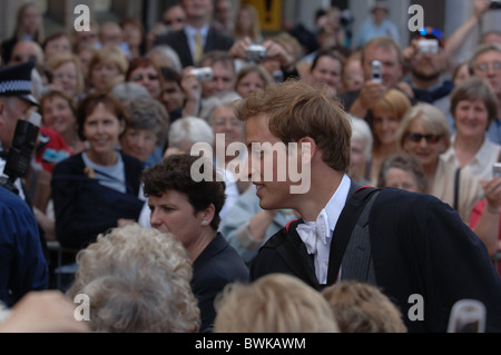 Il principe William laureati da St Andrews University dove ha incontrato la sua moglie futura. Foto Stock