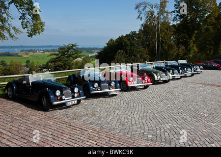 Diversi Morgan Plus 8 vintage auto sportive Foto Stock