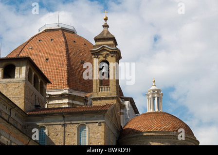 Cappelle Medicee, sito patrimonio mondiale dell'unesco, Firenze, Toscana, Italia, Europa Foto Stock