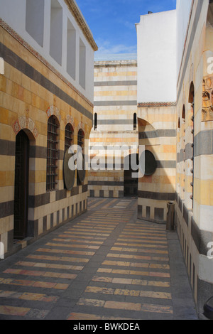 Beit al-Azem palace a Damasco in Siria Medio Oriente edificio di architettura Est costruzione oriental Foto Stock