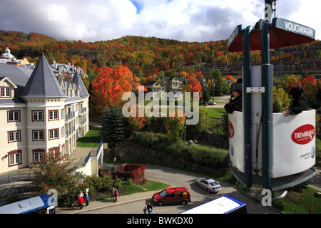 Sul Mont Tremblant, Resort, Quebec, Canada Foto Stock