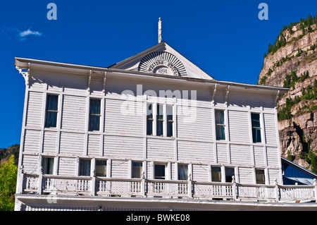 Lo storico Hotel Occidentale, Ouray, Colorado Foto Stock